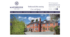 Desktop Screenshot of maesbrook.com